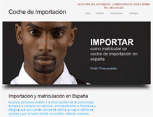 Tablet Screenshot of cocheimportacion.info
